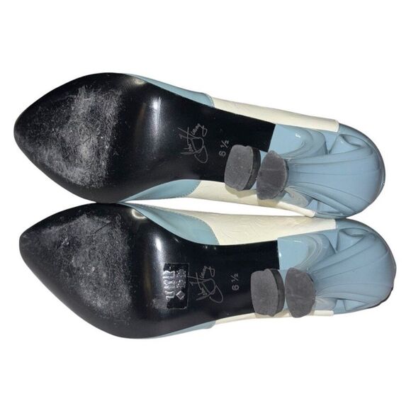 JOHN FLUEVOG Celestial Communication Aquila Mary Jane 6.5 Sculpted Baroque Rococ - Picture 7 of 12